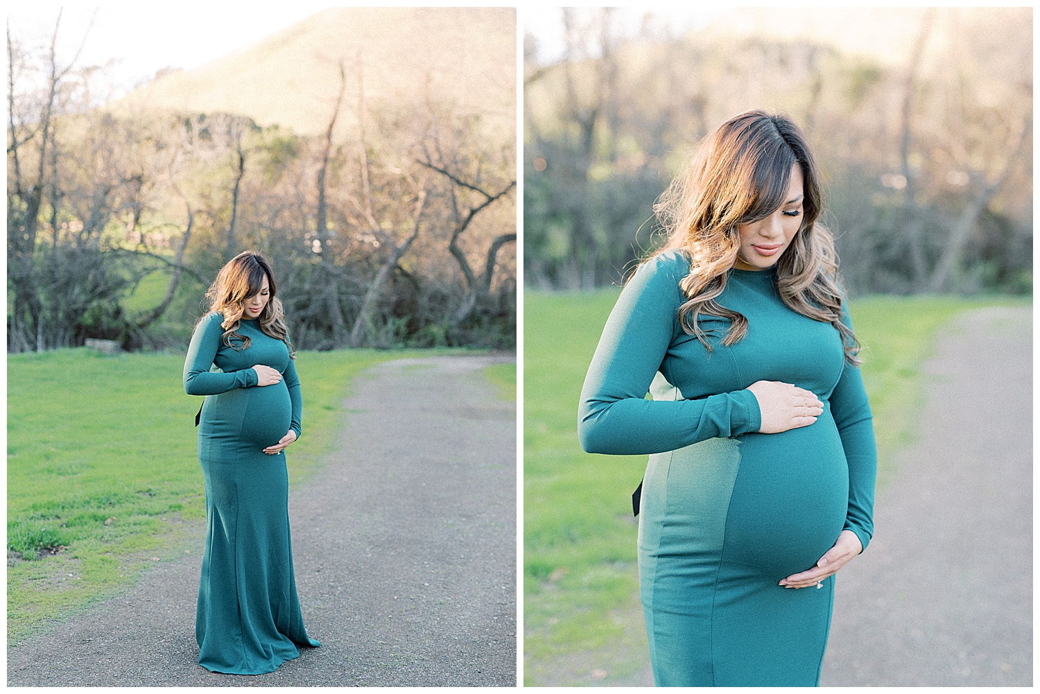 san francisco wedding and portrait photographer doing a maternity session in garin park fremont california, maternity photo