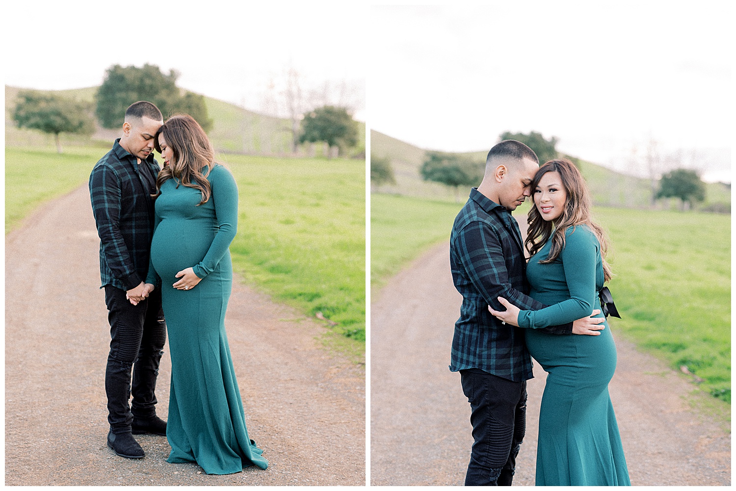 san francisco wedding and portrait photographer doing a maternity session in garin park fremont california, 