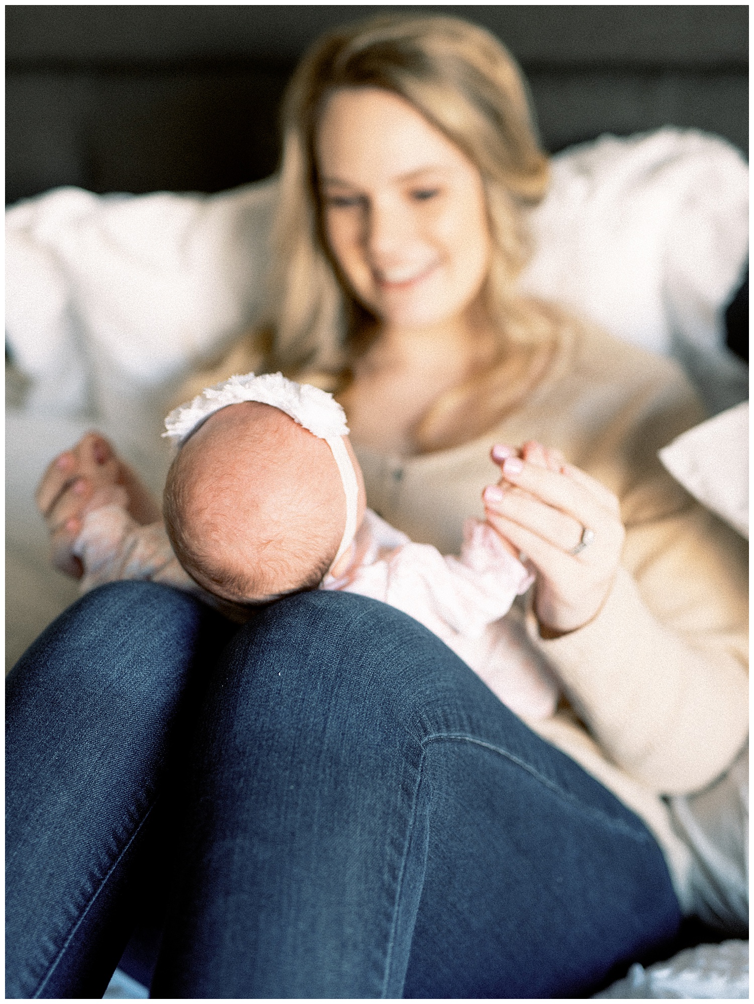 newborn session at home in petaluma california